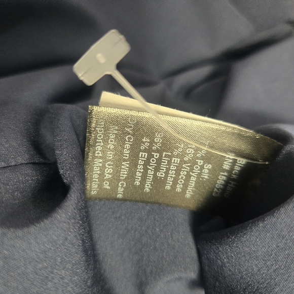 Black Halo Women's Size 0 Blue Mercer Sheath Dress New With Tags - Picture 5 of 5